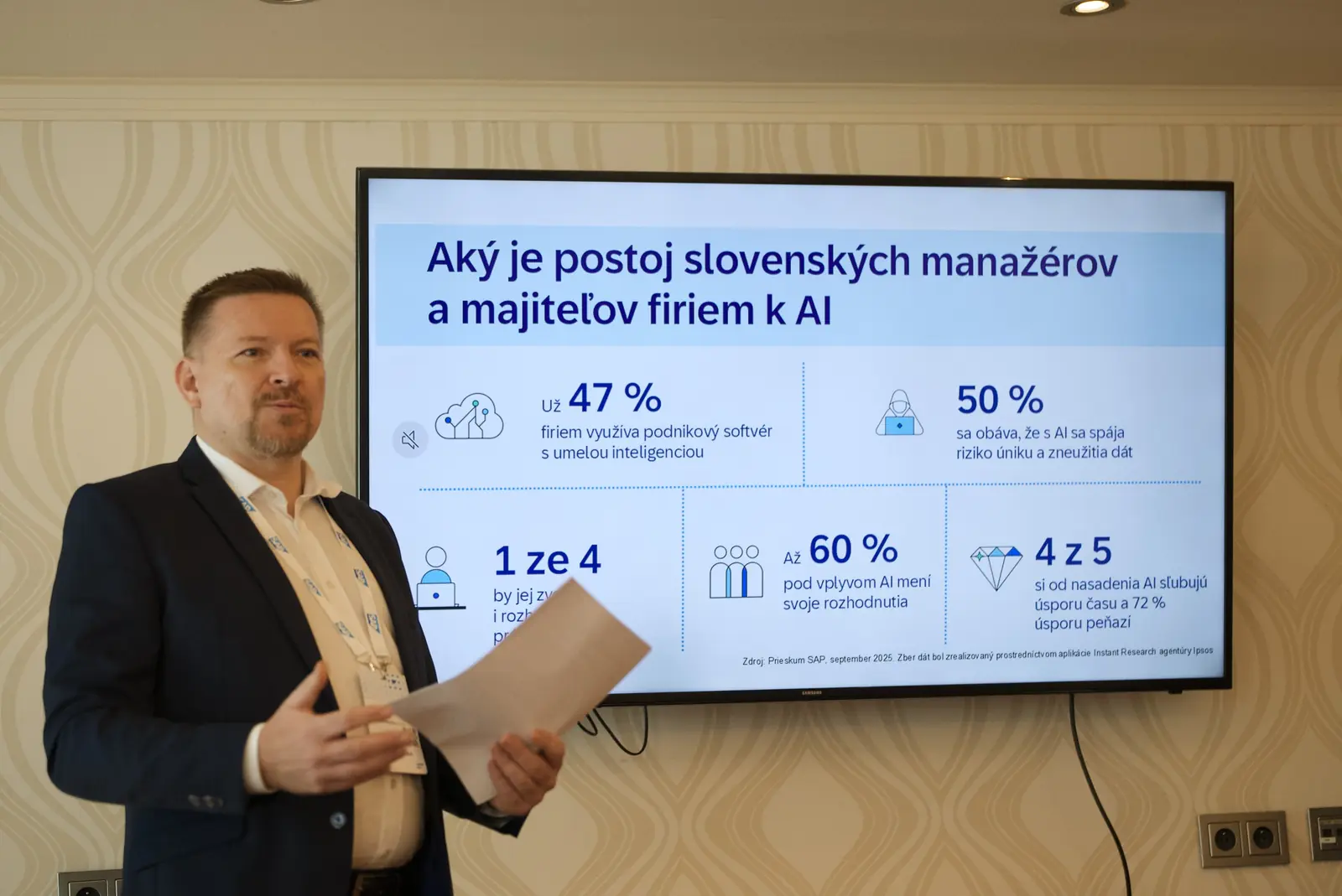 AI sľubuje rýchlejšie zisky, no slovenskí manažéri majú aj vážne obavy