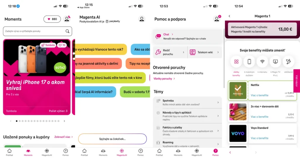 Telekom vynovil svoju mobilnú aplikáciu pre iPhone a Android