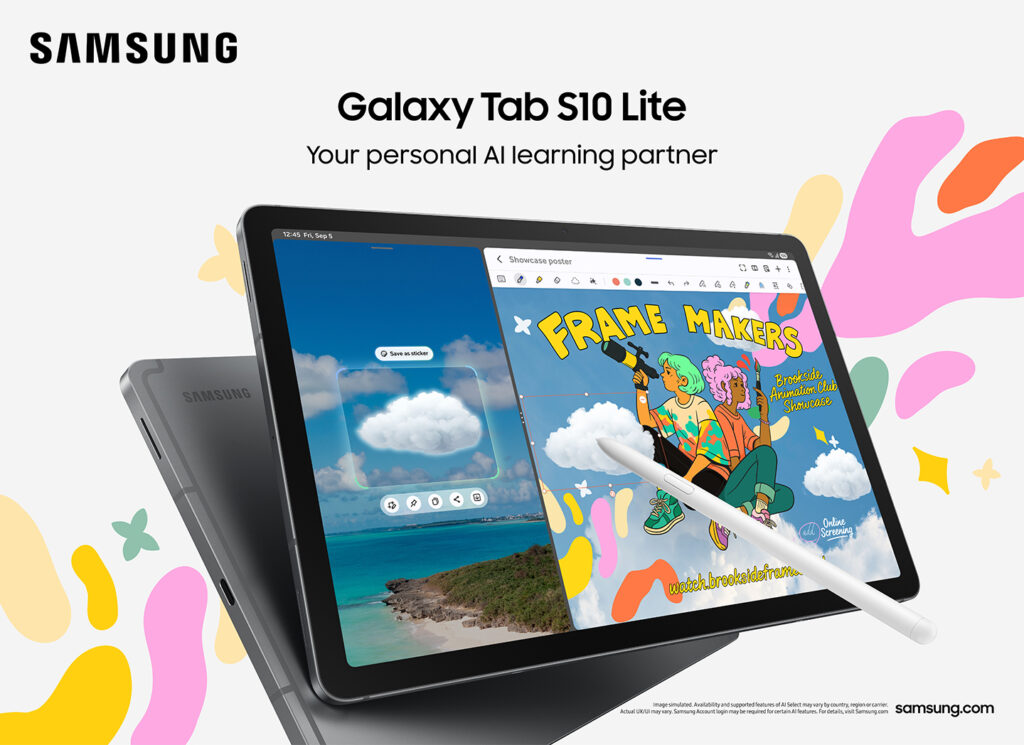 Tablet Galaxy Tab S10 Lite s dotykovým perom a umelou inteligenciou