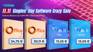 11.11 výpredaj: Získajte doživotnú licenciu MS Office 2021 len za 30,11 € a Windows 11 Pro za 13,25 €!
