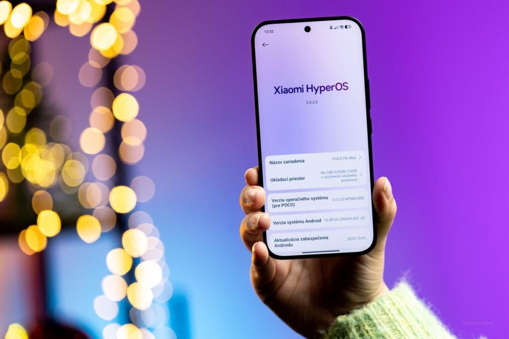 POCO F8 Ultra so systémom HyperOS 3