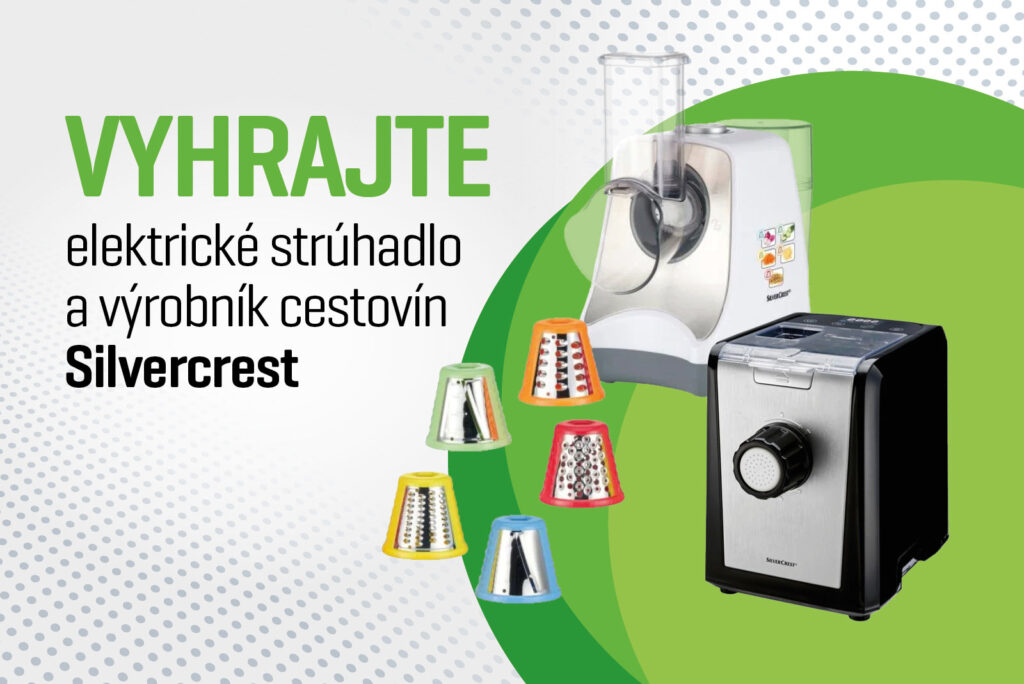 Vyhrajte výrobník cestovín a elektrické strúhadlo