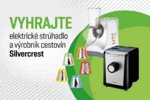 Vyhrajte výrobník cestovín a elektrické strúhadlo