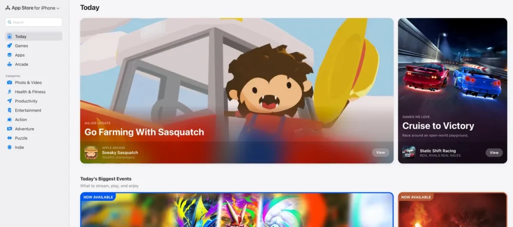 Obchod App Store dostal po 17 rokoch webovú verziu