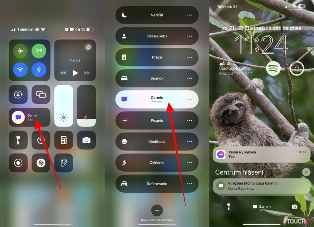 Ako nastaviť notifikácie z iPhonu pre Garmin hodinky