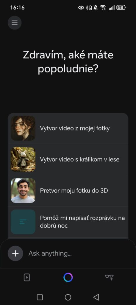 Meta AI aplikácia pre Android