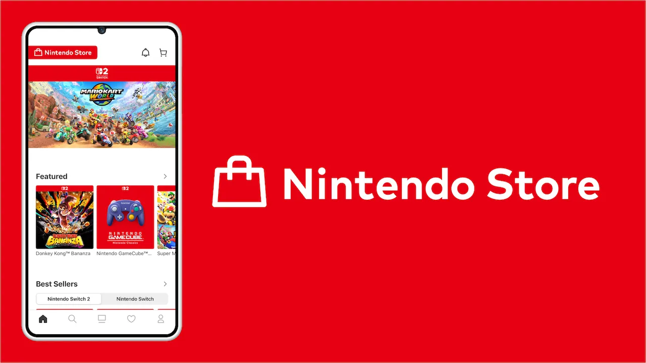 Aplikácia Nintendo Store pre Android a iOS