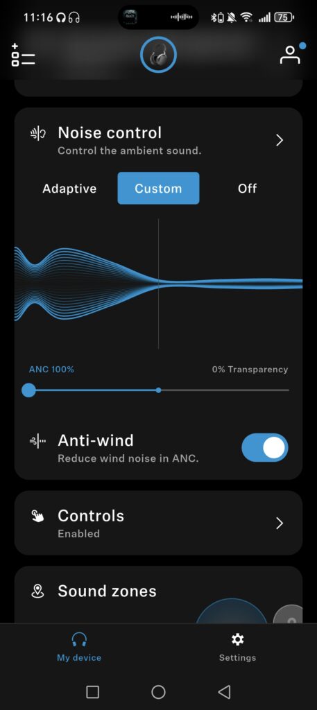 Sennheiser aplikacia