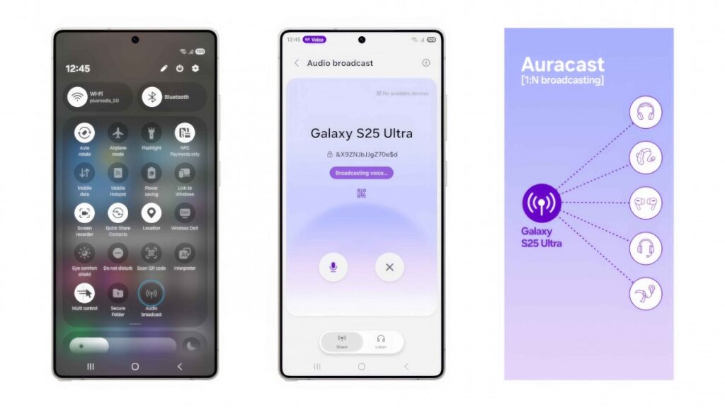 Audio Broadcast in One UI 8.5