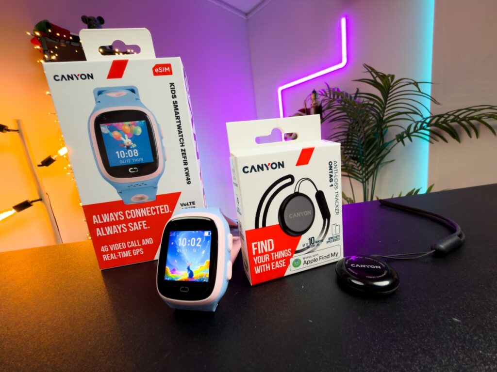 Detské hodinky a tracker Canyon