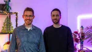 Michal Reiter (TOUCHIT) a Ondrej Kubovič (ESET)