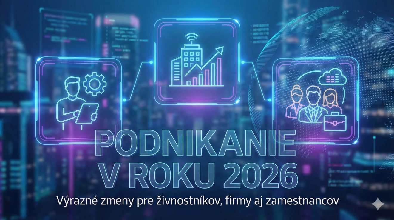 Podnikanie v roku 2026: Výrazné zmeny pre SZČO, firmy aj zamestnancov
