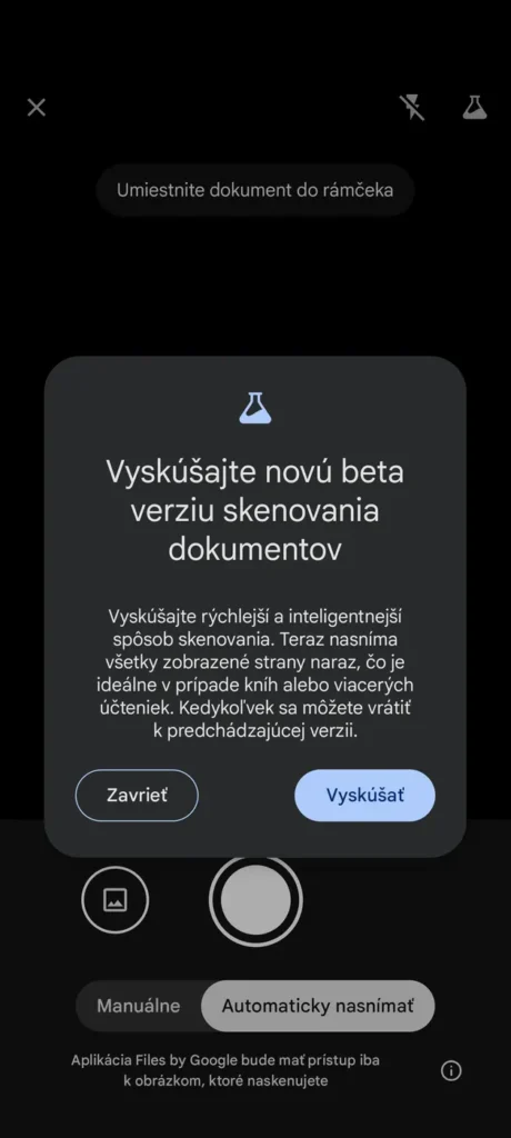Android dostal nový skener dokumentov od Googlu
