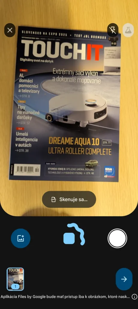 Android dostal nový skener dokumentov od Googlu