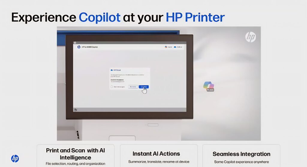 Využitie umelej inteligencie s Copilot+ v HP tlačiarňach