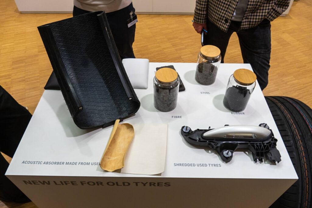 Pneumatika je bohatým zdrojom recyklovateľných materiálov