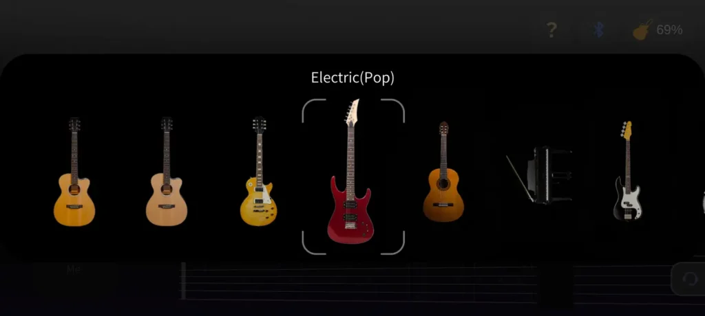 AeroBand Guitar: Aplikácia pre Android