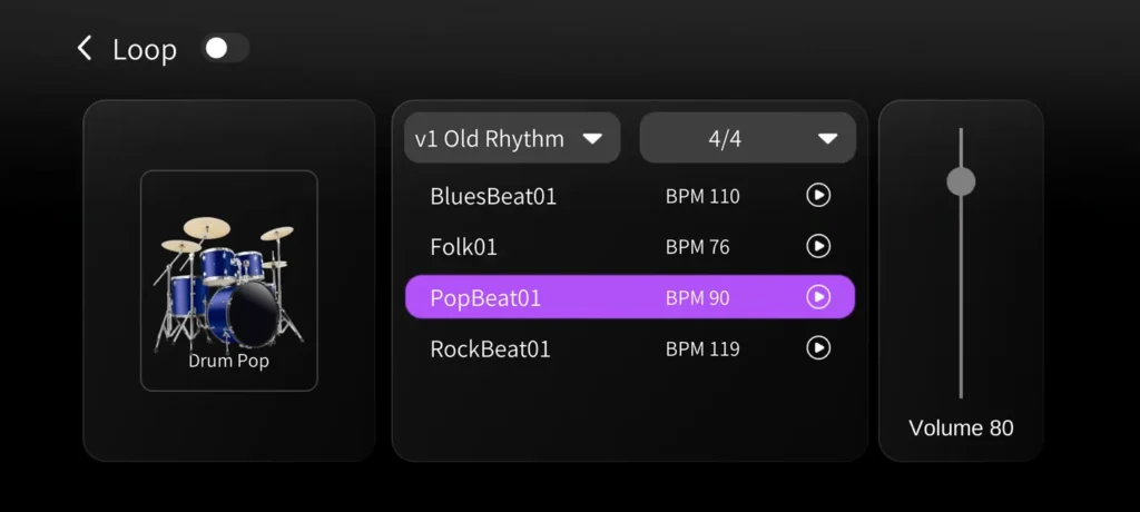 AeroBand Guitar: Aplikácia pre Android