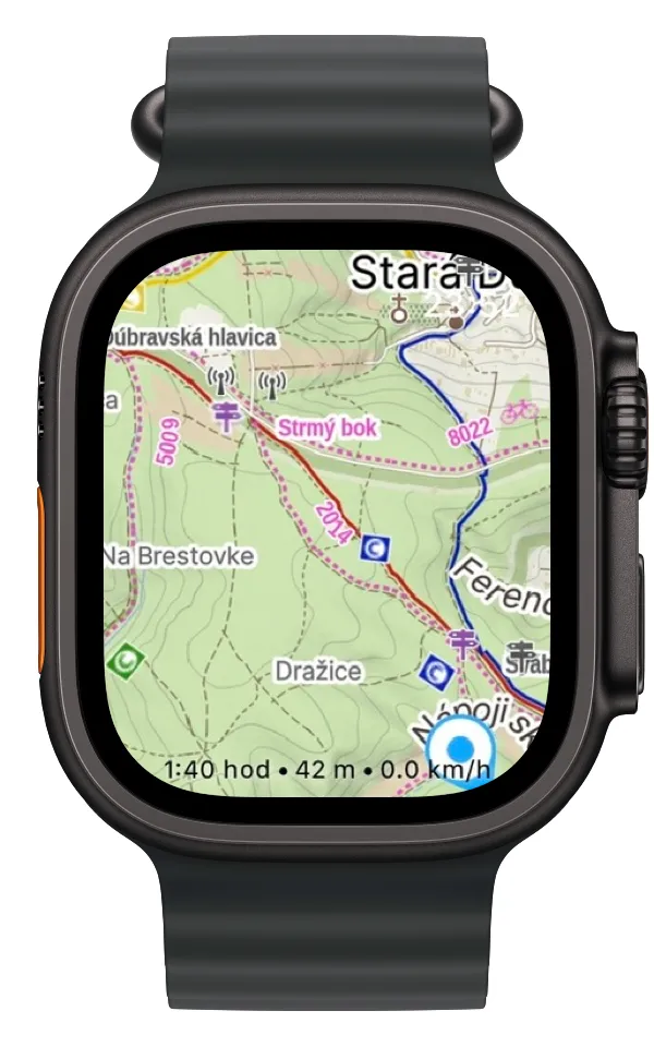 Mapy.com pre Apple Watch už zobrazujú mapy. Sú tu však obmedzenia