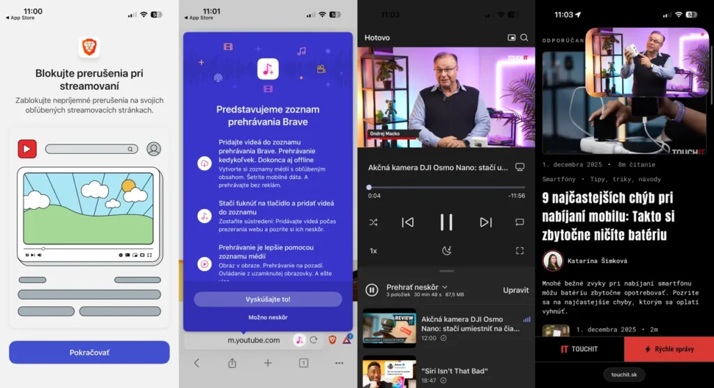 Funkcia Brave Playlist pre iPhone a iPad je dostupná už aj na Slovensku