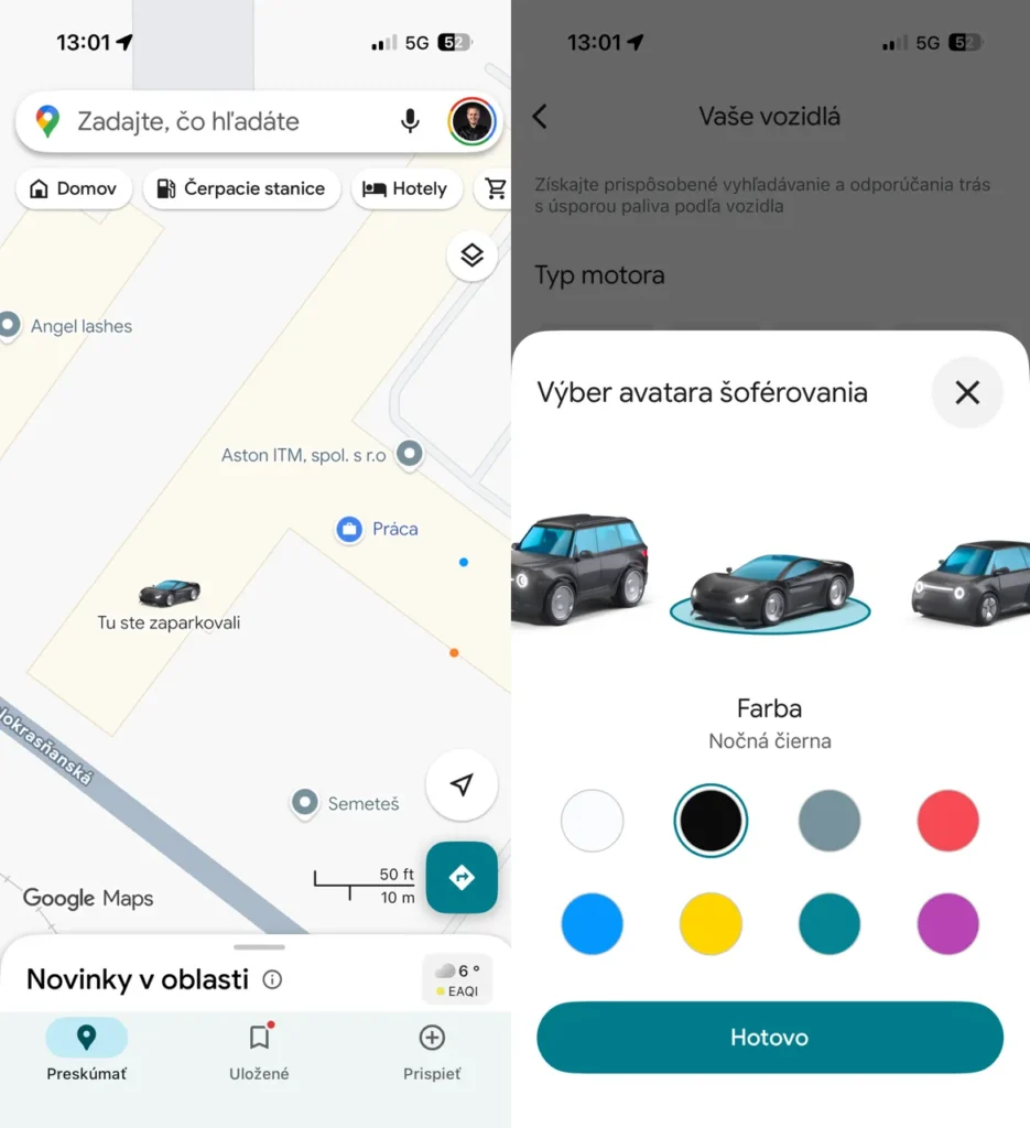 Google Mapy vám po novom automaticky uložia miesto, kde ste zaparkovali auto