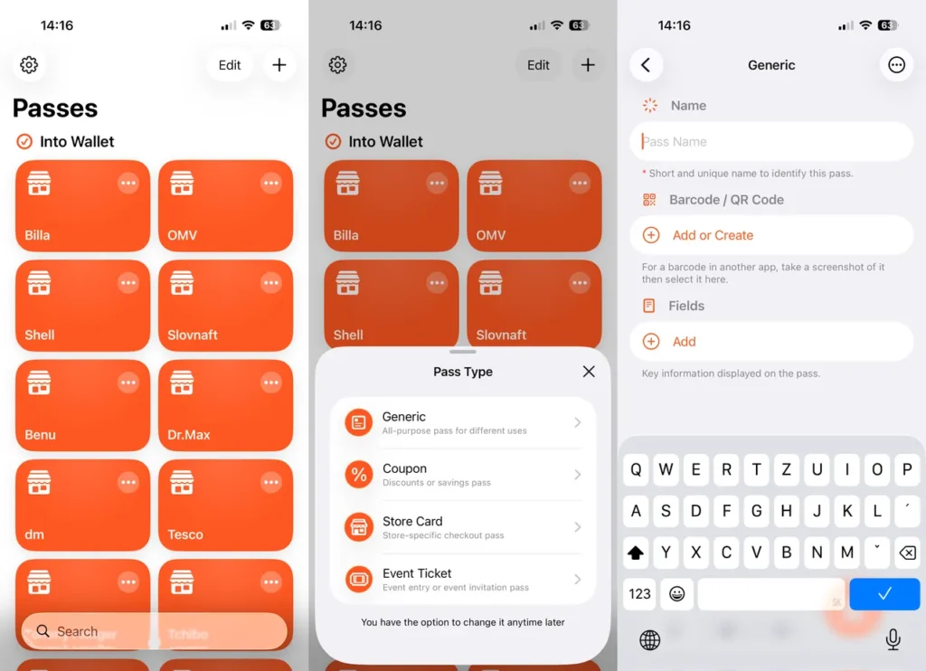 Tvorba lístkov a vernostných kariet do Apple Peňaženky cez aplikáciu IntoWallet