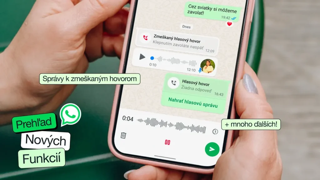 WhatsApp prináša moderný odkazovač
