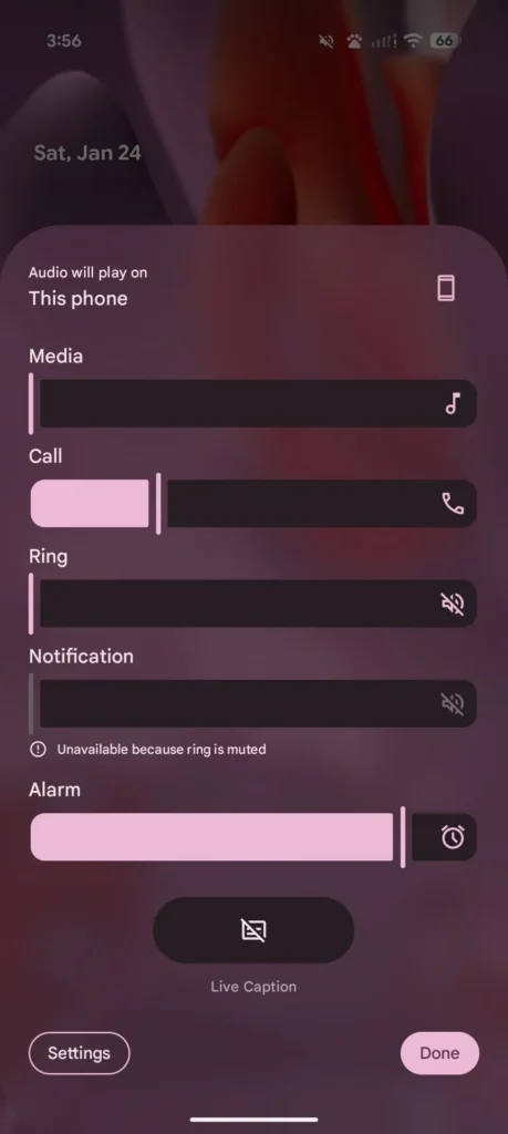 Android 17 s efektom Liquid Glass