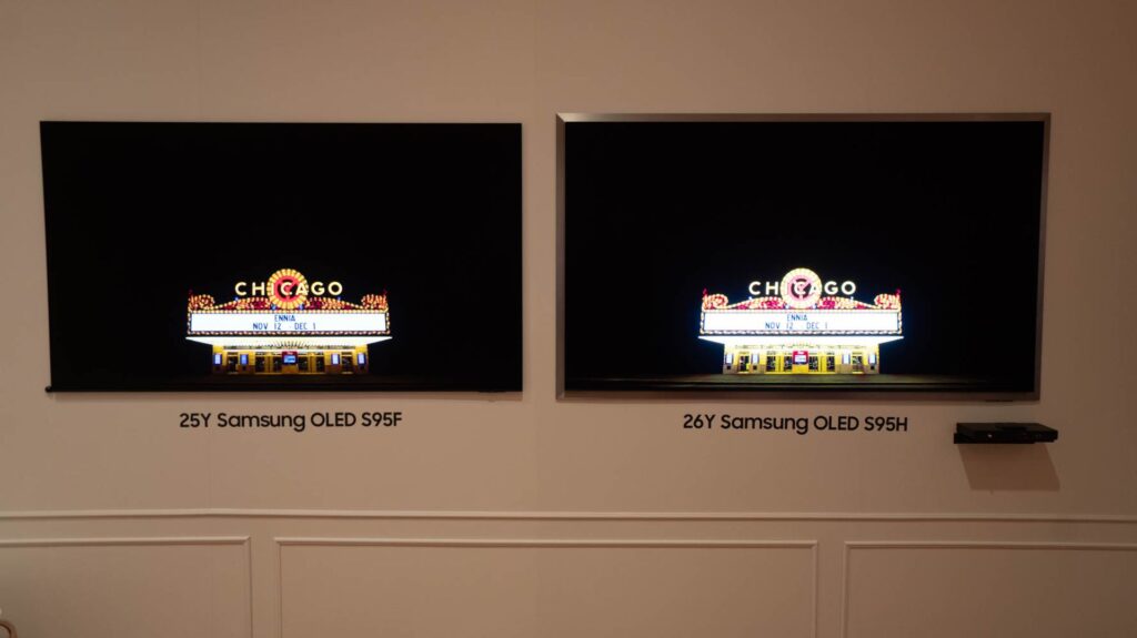 Porovnanie obrazu OLED televízorov. Staršia a novšia technológia