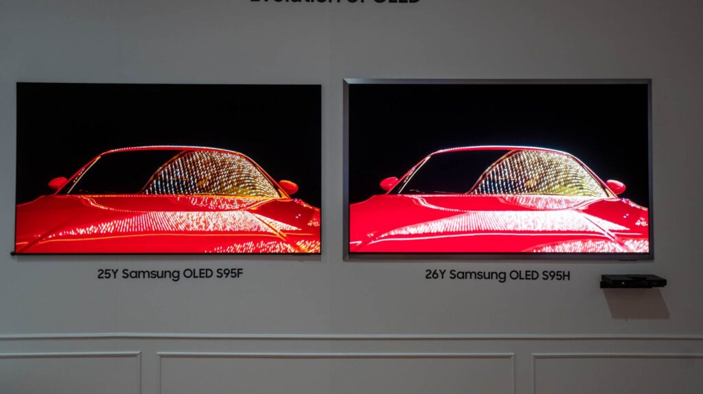 Porovnanie obrazu OLED televízorov. Staršia a novšia technológia