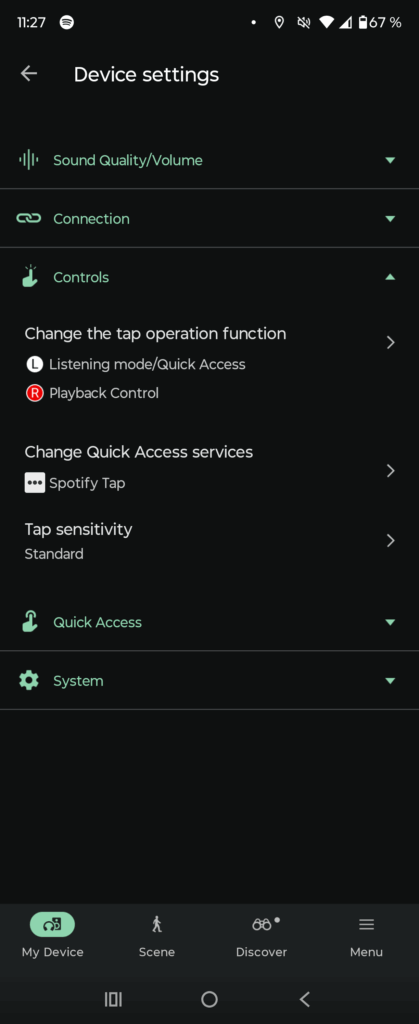 Sony SoundConnect app linkbuds clip app