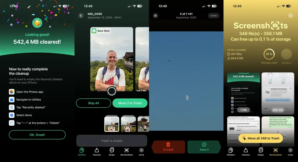 Aplikácia Clever Cleaner vám pomôže s čistením fotiek a videí v iPhone