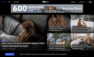 Titulná stránka webu Dayoff.sk