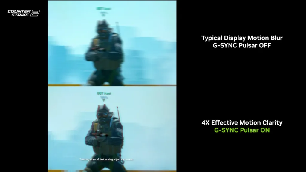 NVIDIA G-SYNC Pulsar zvyšuje ostrosť pohybu bez trhania obrazu