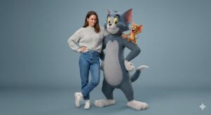nano banana AI image tom a jerry