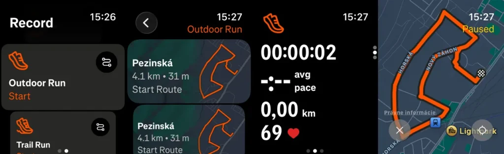 Zobrazenie trás zo Stravy priamo v Apple Watch 