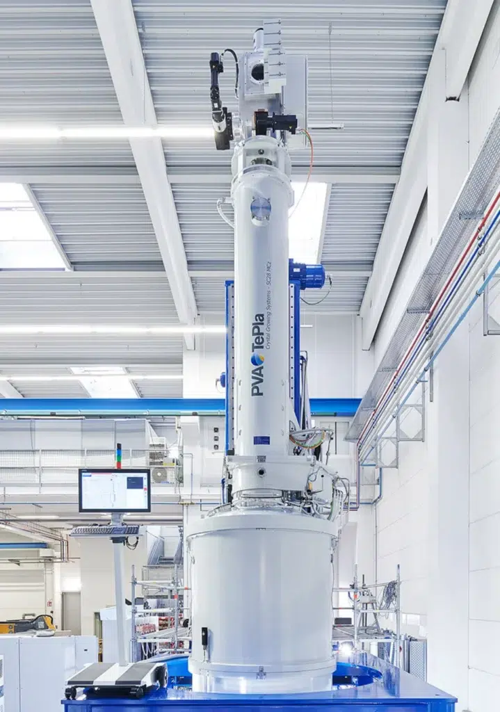 Kremíkový puller na pestovanie ingotov a schéma jeho útrob