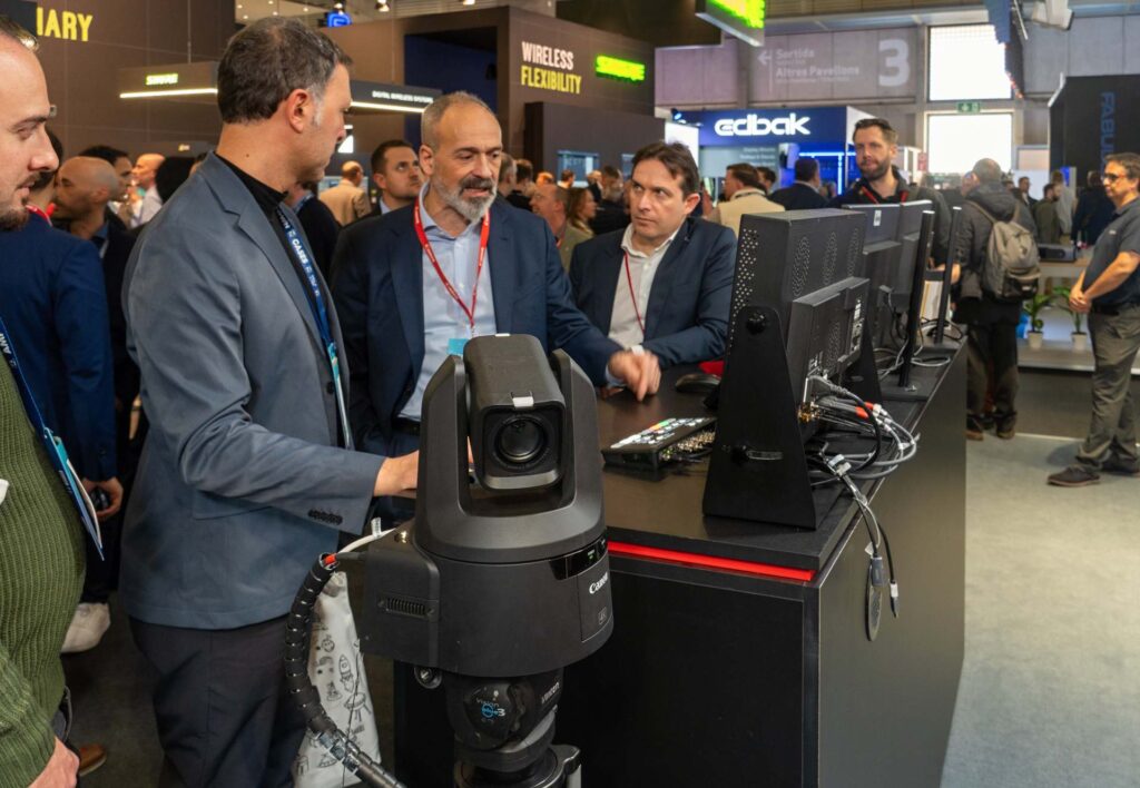 O prezentáciu nového spôsobu orchestrácie PTZ kamier bol na ISE obrovský záujem