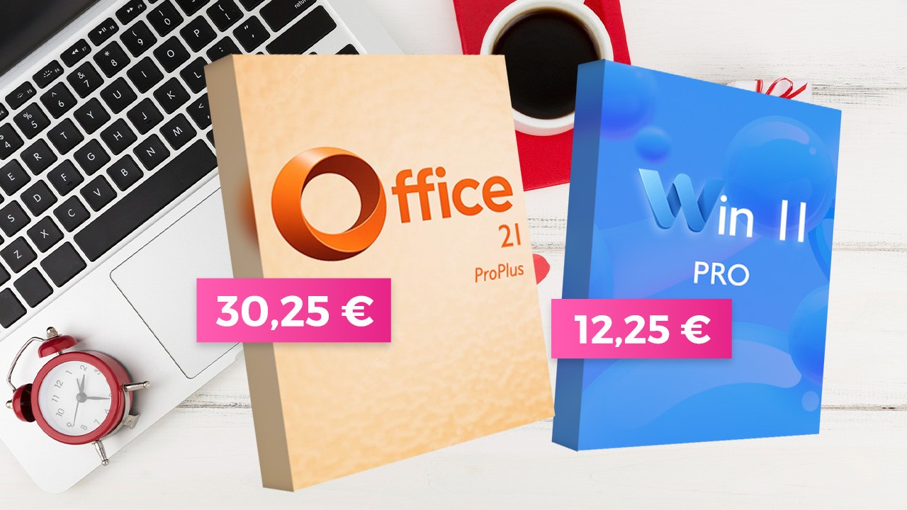 Vylepšite svoju prácu a zábavu: doživotná licencia MS Office 2021 za len 30 € a Windows 11 za 12 €