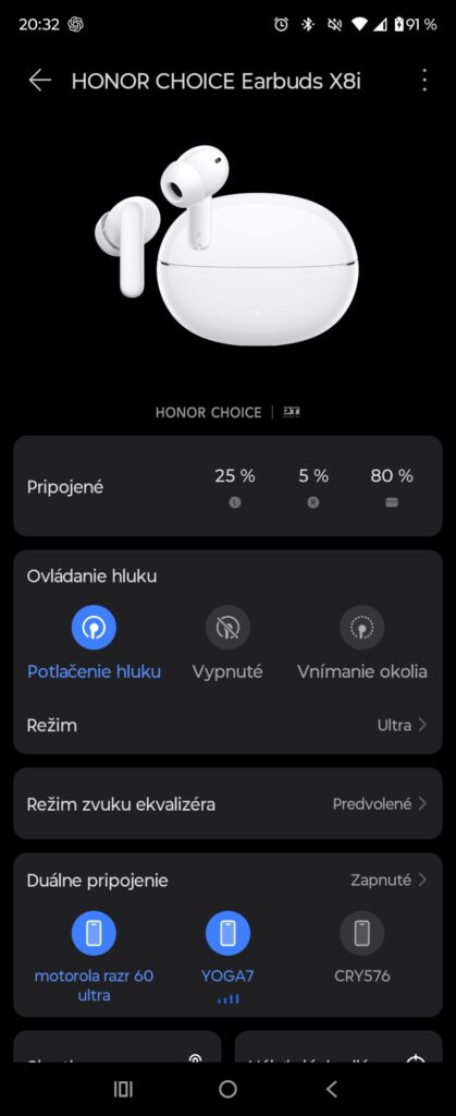 HONOR CHOICE Earbuds X8i app