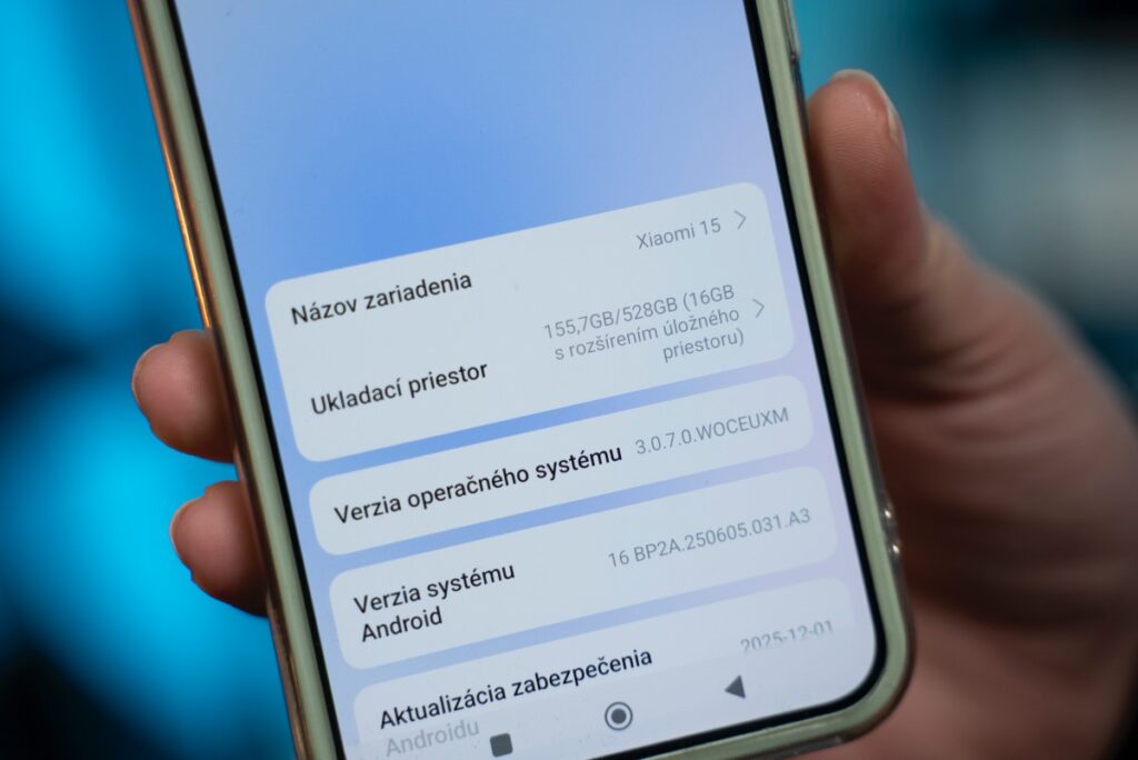 Interné úložisko v smartfóne