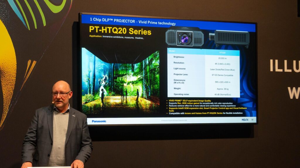 Super výkonný projektor Panasonic PT-HTQ20