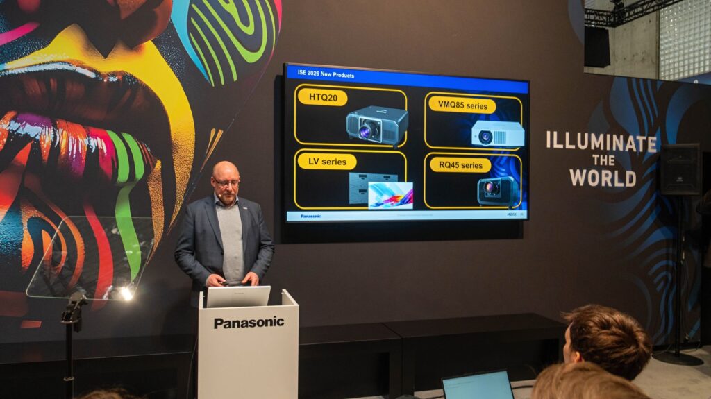 Novo predstavené produkty na výstave ISE od firny Panasonic