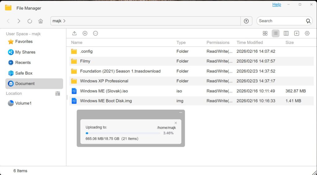TerraMaster F2-425 operating system