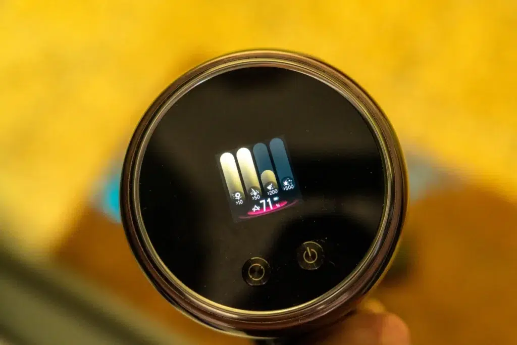 Vysávač dokáže detegovať aj veľkosť častíc