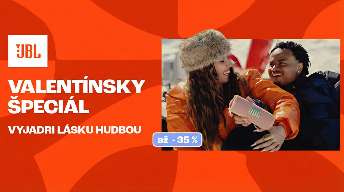 Špeciálne valentínske zľavy od JBL: Vybrali sme TOP produktov pre neho a pre ňu!