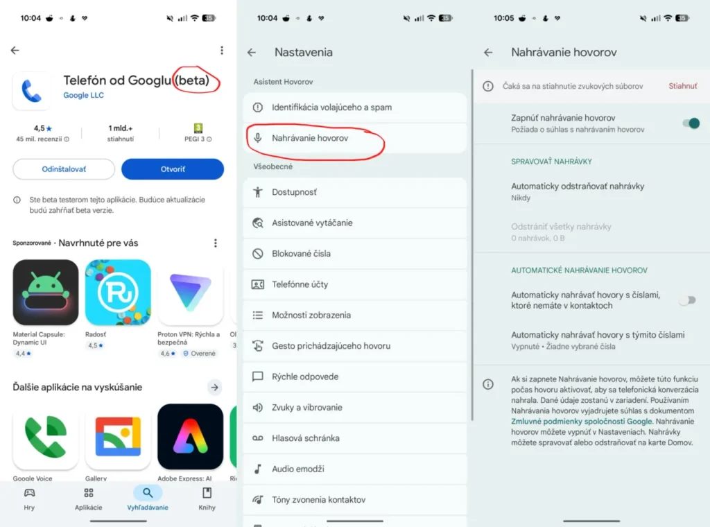 Nahrávanie hovorov v smartfónoch Pixel už funguje aj na Slovensku