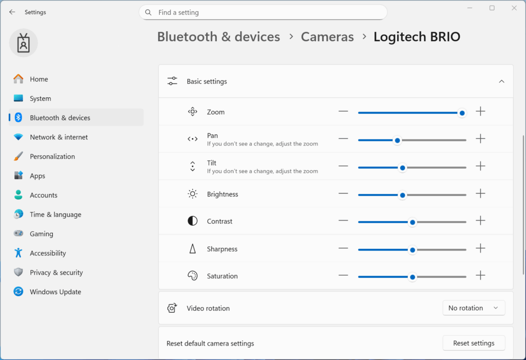windows Settings-for-Camera