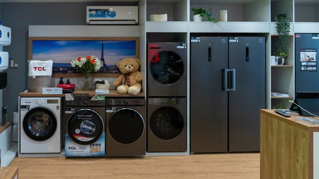 Nové pračky a chladničky od TCL