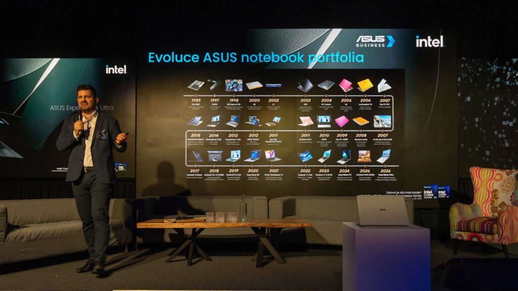 Evolúcia ASUS notebookov